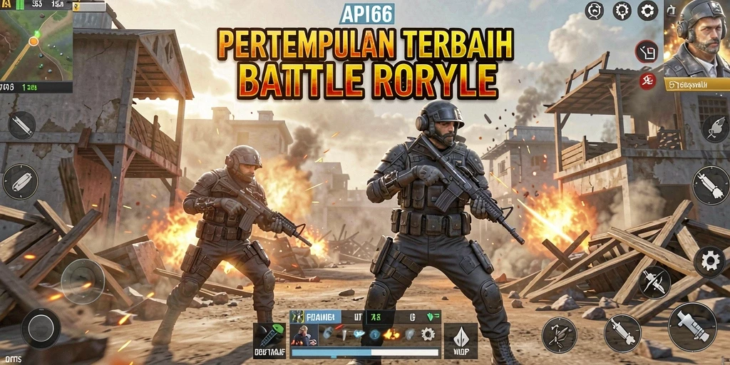 Tangkapan layar menampilkan pertarungan intens di API66.