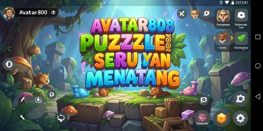 Tampilan gameplay seru dari AVATAR808 yang penuh tantangan puzzle.