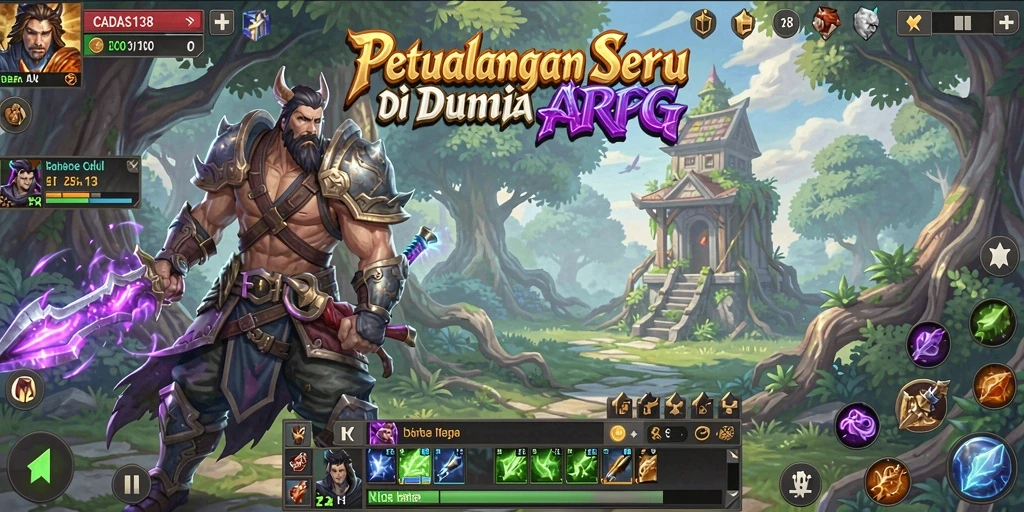 Screenshot utama CADAS138 menampilkan gameplay yang seru dan mendebarkan.