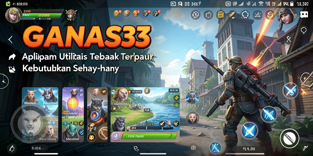 Tampilan fitur-fitur utama GANAS33 yang memudahkan pengguna.