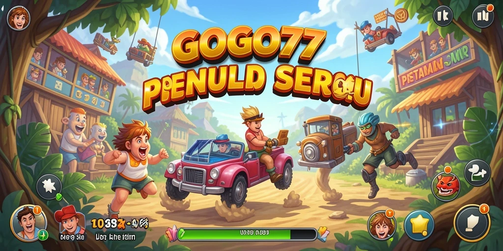 Tangkapan layar utama GOGO77 menampilkan gameplay yang penuh aksi.
