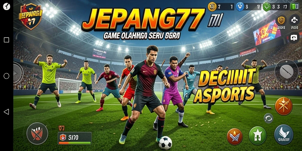 Tampilan gameplay olahraga yang mendebarkan dari JEPANG77.