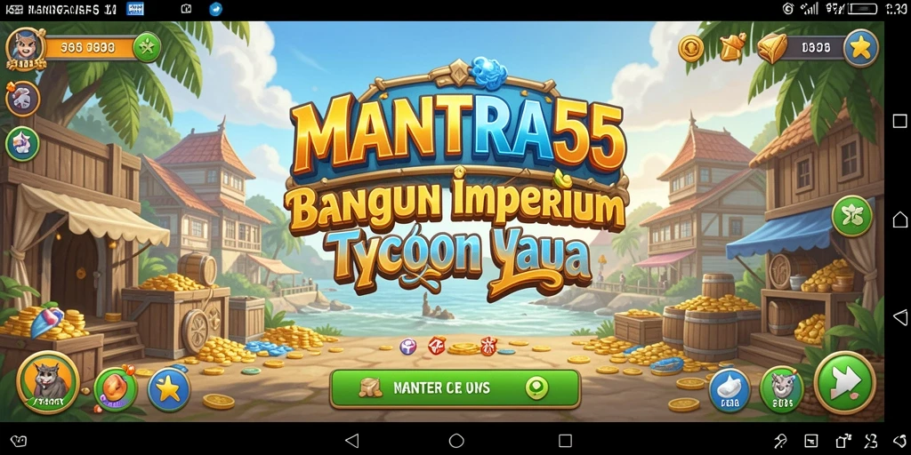 Tampilan gameplay menantang dalam MANTRA55 yang penuh strategi.