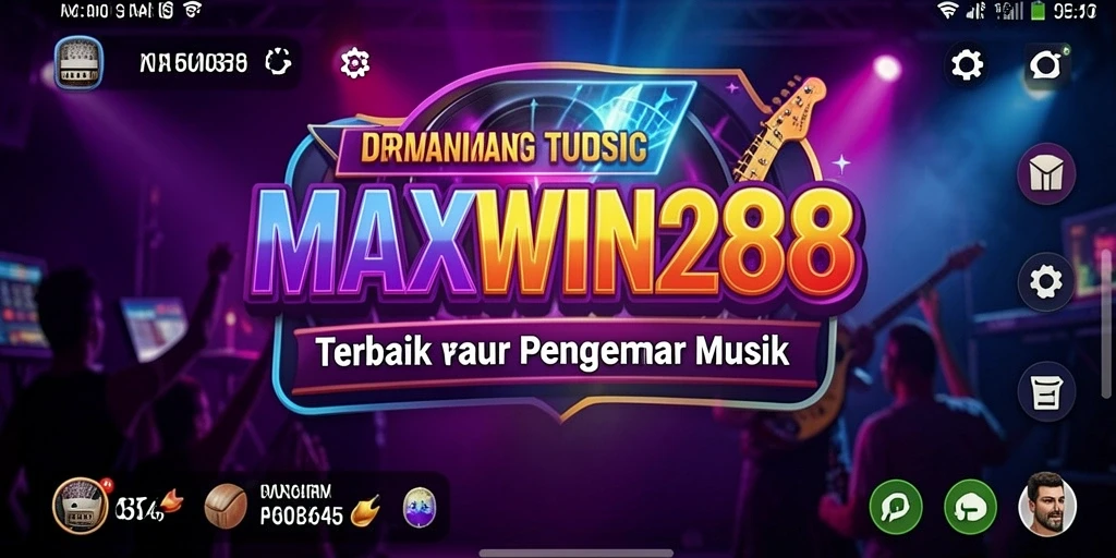 Tampilan menarik gameplay musik di MAXWIN288.