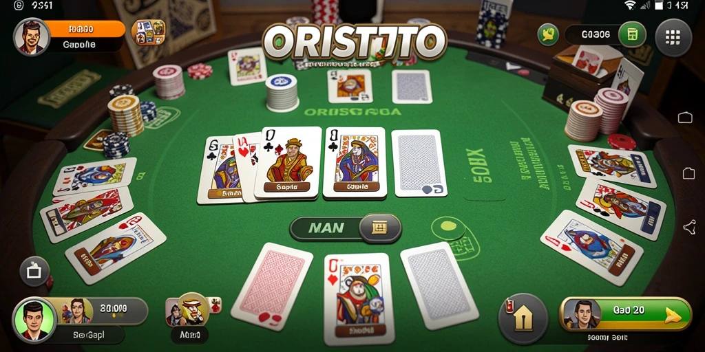 Tampilan menarik dari permainan Gaple ORISTOTO yang mengasyikkan.