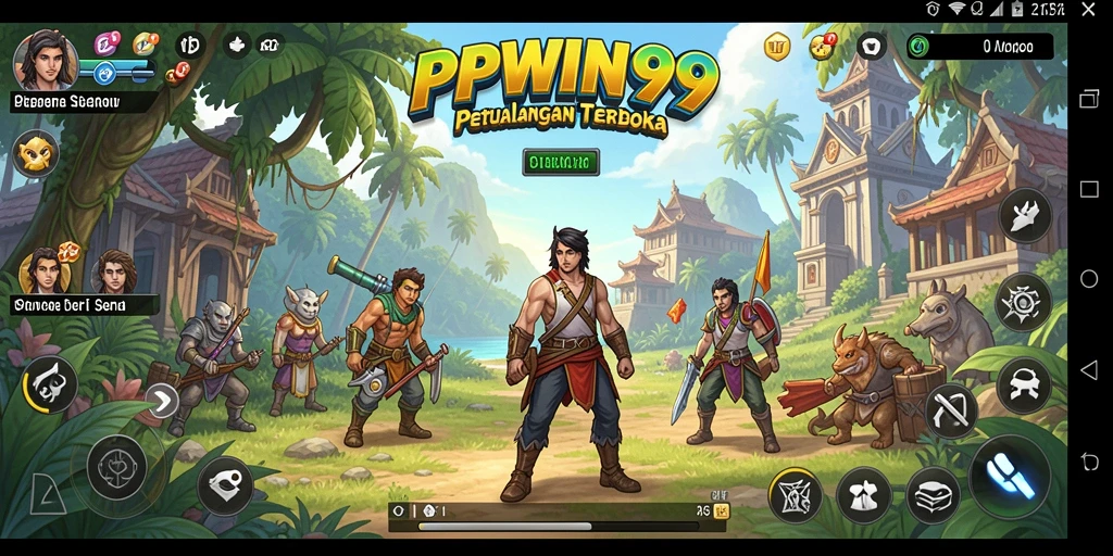 Tampilan gameplay PPWIN99 yang menakjubkan di dunia terbuka.