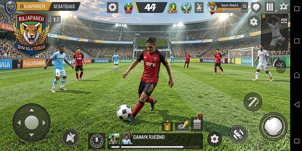 Tampilan gameplay menarik dari RAJAPANEN yang memukau.