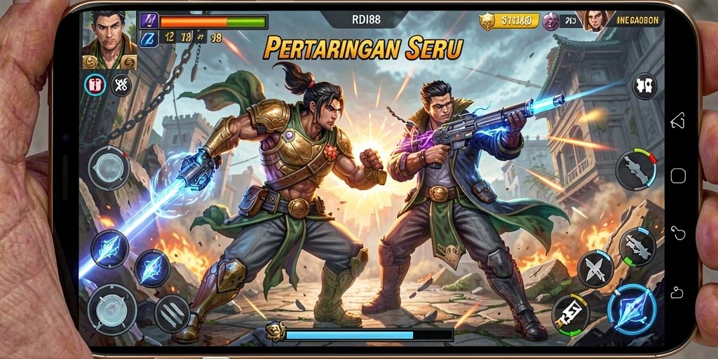 Tampilan gameplay RDI88 yang memukau dan mendebarkan.