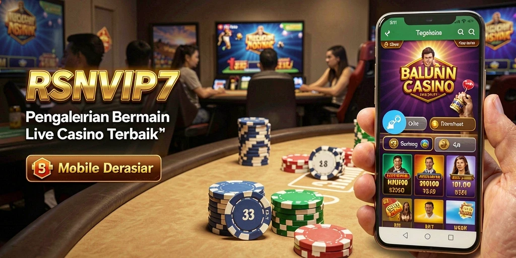 Tampilan gameplay yang seru dalam RSNVIP7 dengan dealer langsung yang interaktif.