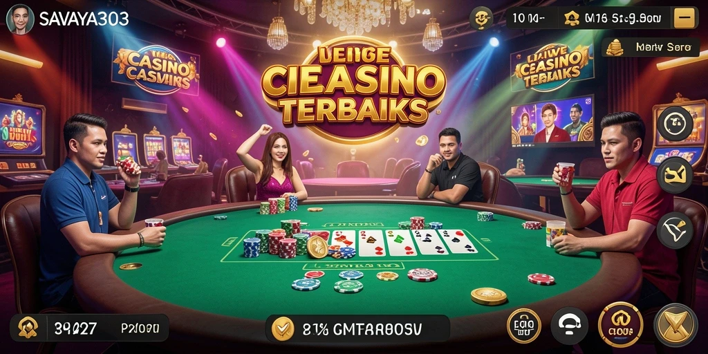 Screenshot SAVAYA303 menampilkan gameplay seru permainan Live Casino.