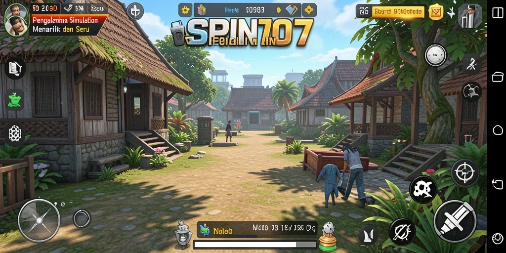 Tampilan gameplay SPIN707 yang menakjubkan dan imersif.