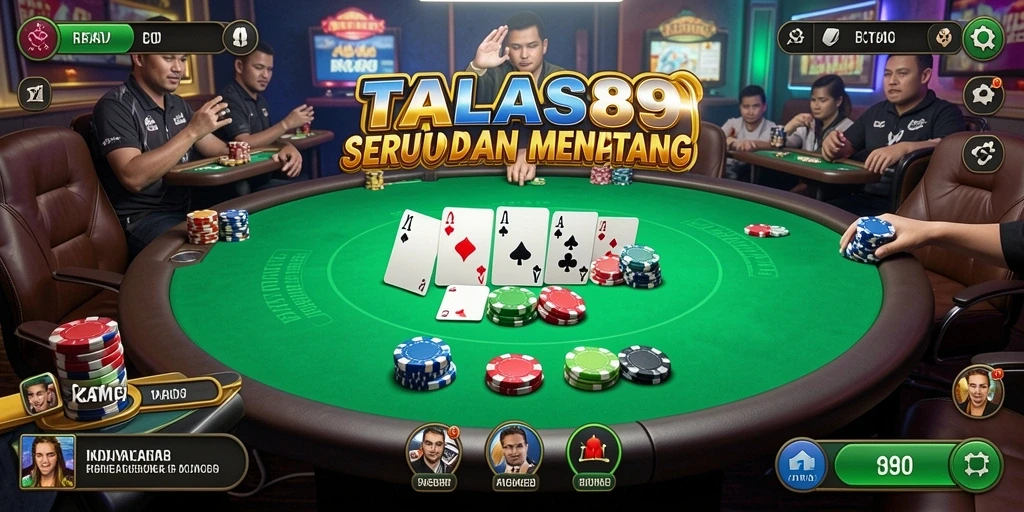 Gameplay Poker yang menegangkan dan seru dalam TALAS89.