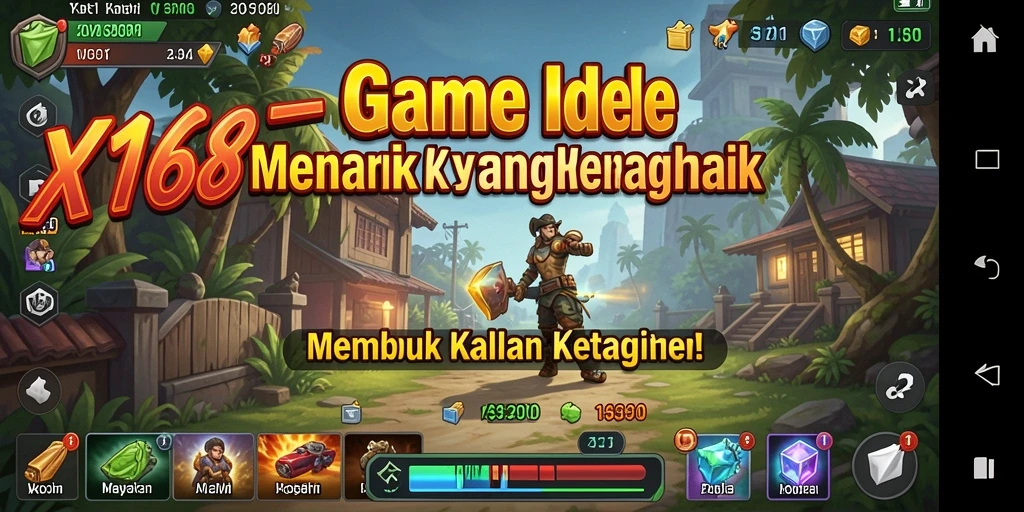 Tampilan gameplay X168 yang memikat dan interaktif.
